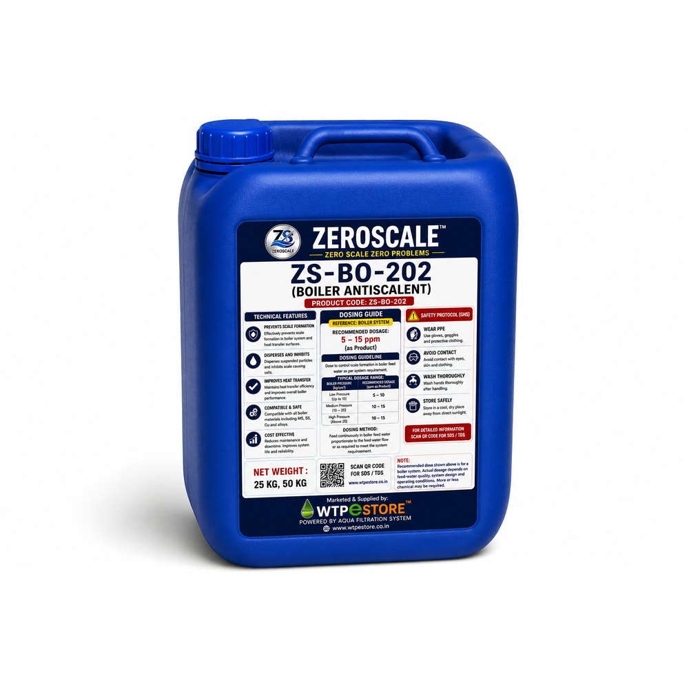 Boiler Antiscalant ZS-BO-202 — ZeroScale chemical