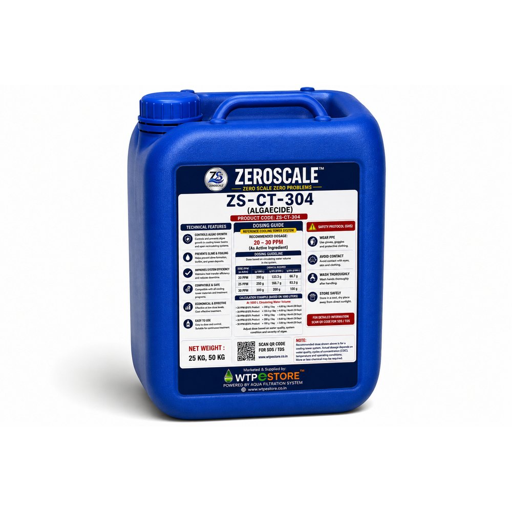 ZeroScale Cooling Tower Algaecide ZS-CT-304