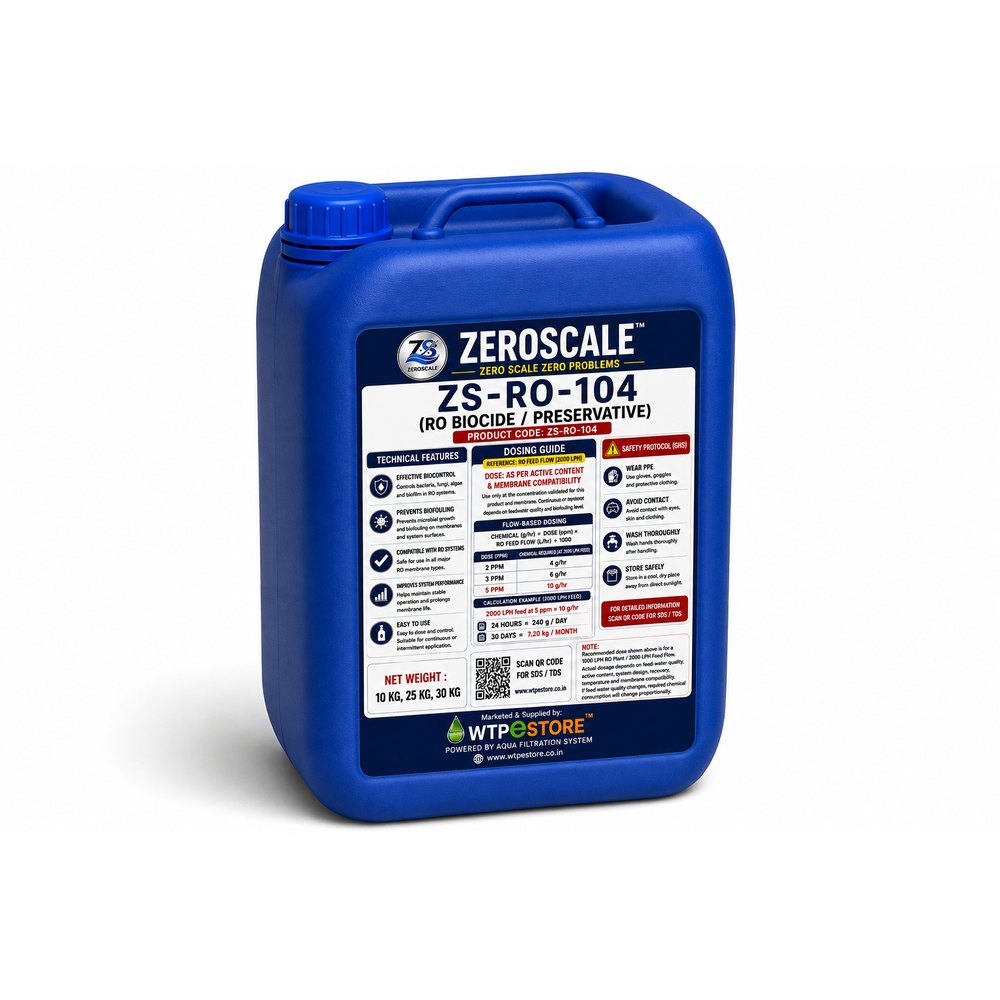 ZeroScale RO Biocide / Preservative ZS-RO-104